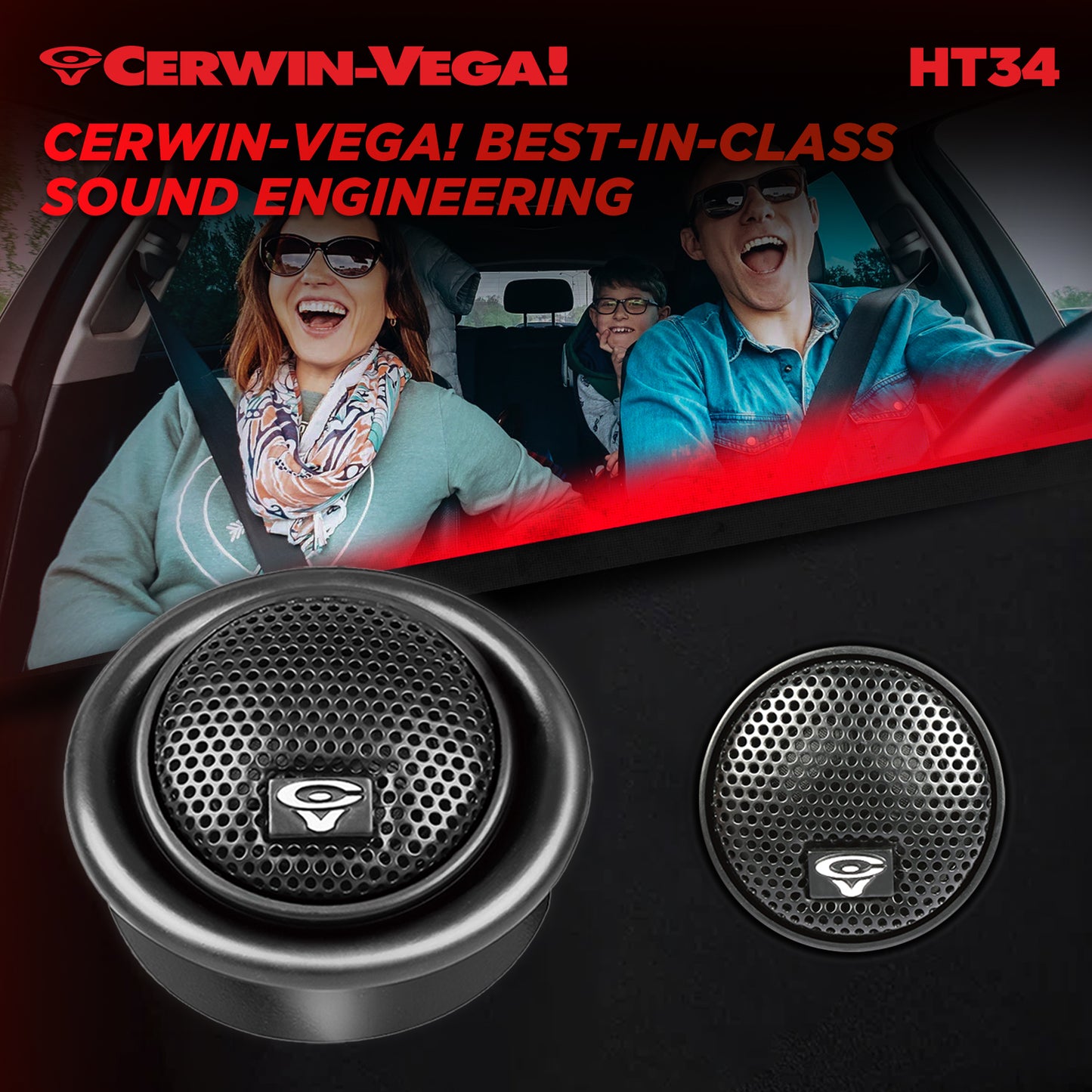 HT34 - HED 2025 Edition 3/4" Soft Dome Tweeter Kit (Pair)