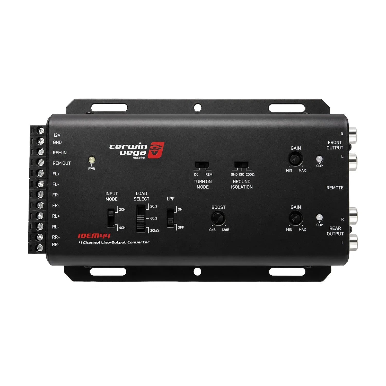4-Channel Line Output Converter, 4-In, 4-Out - IOEM44 - Cerwin Vega