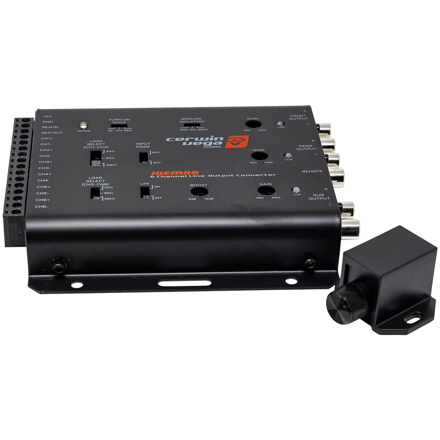 6-Channel In / 6 Out Line Output Converter - IOEM66 - Cerwin Vega