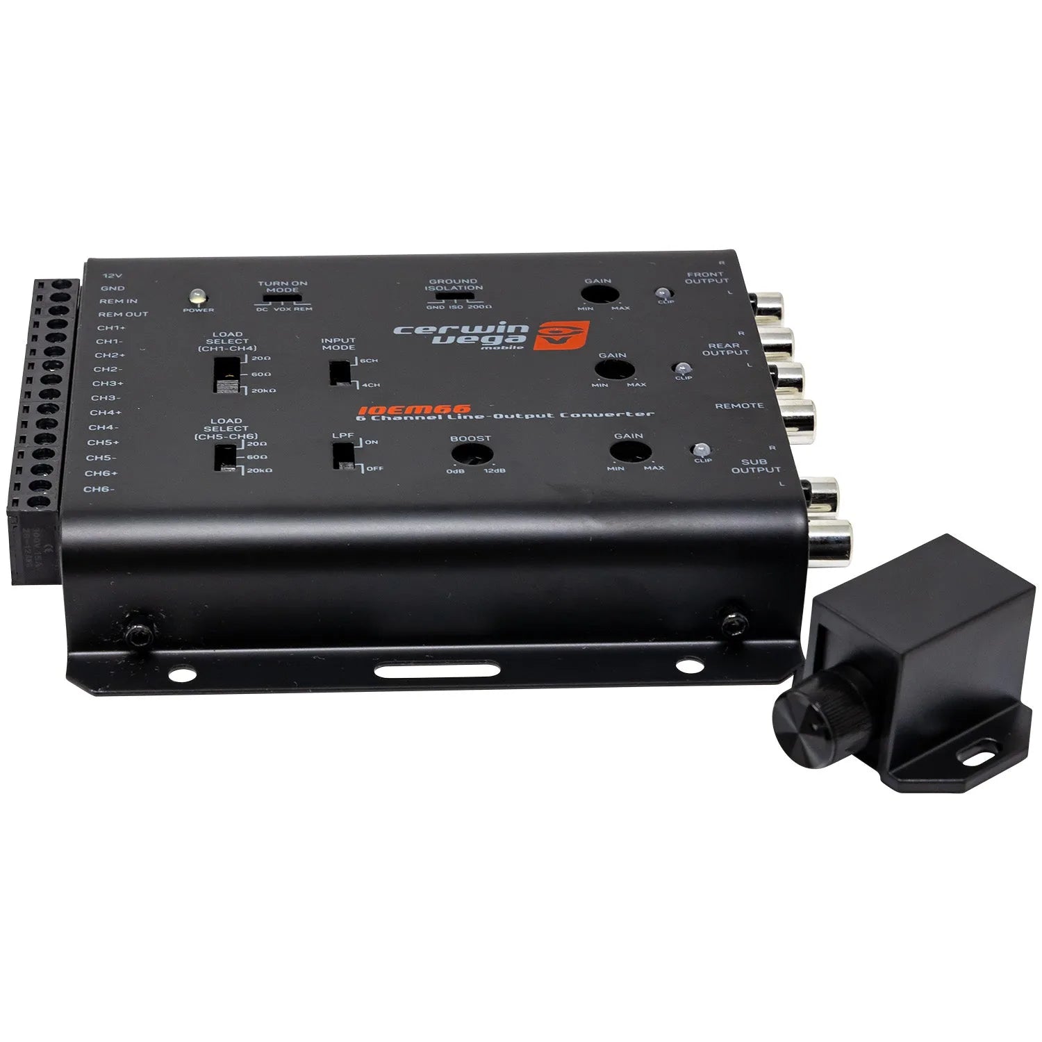 6-Channel In / 6 Out Line Output Converter - IOEM66 - Cerwin Vega