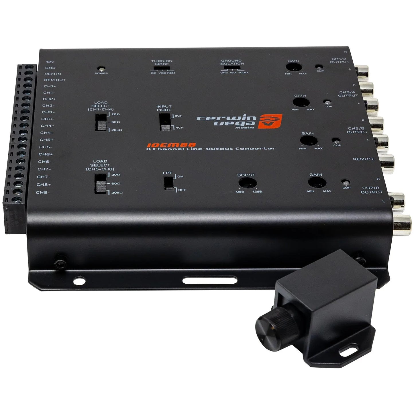 8-Channel In / 8 Out Line Output Converter - IOEM88 - Cerwin Vega