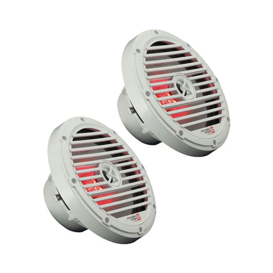 RPM Vega 8"  2-Way Coaxial Marine Speakers (White)- VM8