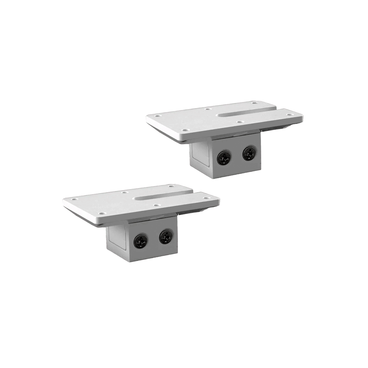 RPM Flat Mount Bracket For Surface/Deck Mount (White) - RPMFMCWHT