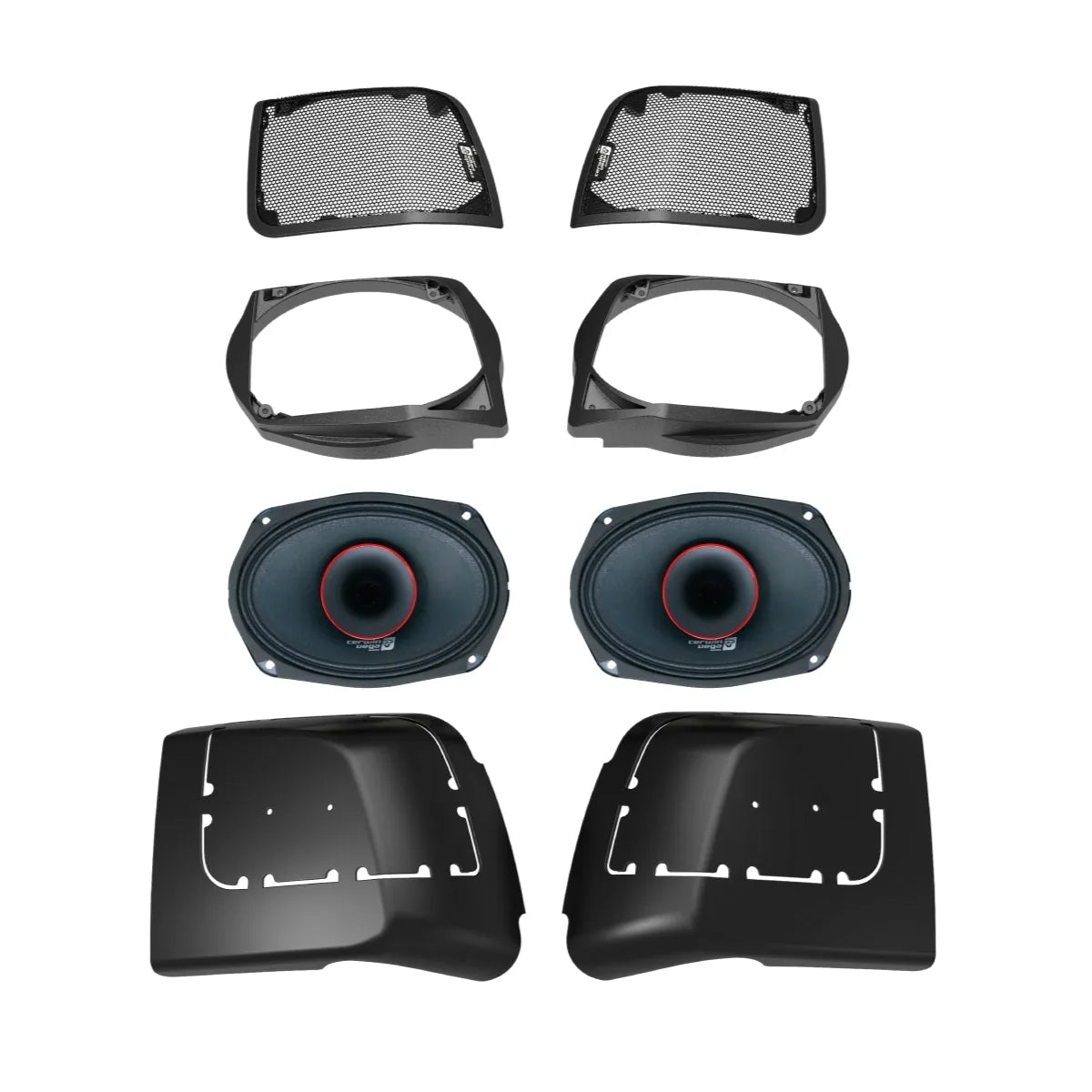 2014-2023 Harley Davidson® Cut In Lid Kit with PH694 (4Ω) - RPMPH694LK - Cerwin Vega