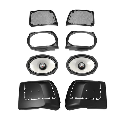 2014-2023 Harley Davidson® Cut In Lid Kit with SM69F4 (4Ω) - RPMSM694LK - Cerwin Vega