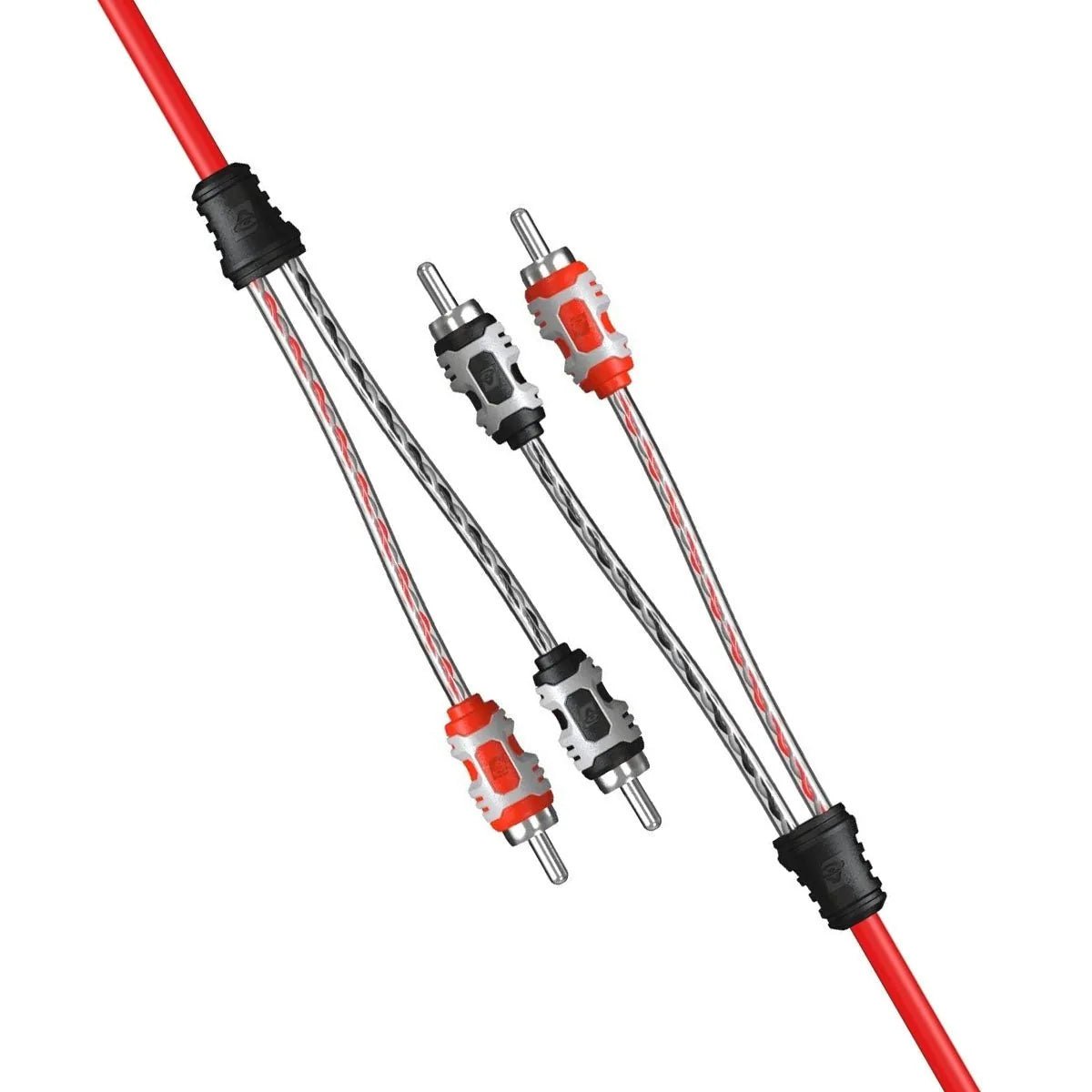 Cerwin Vega Dual Twisted RCA Cables - Cerwin Vega