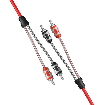Cerwin Vega Dual Twisted RCA Cables - Cerwin Vega
