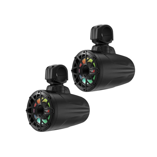 2-Way Speaker System (Pair), Black and White Coated Voice Coil Injection PP Cone Rubber Surround - Cerwin Vega
