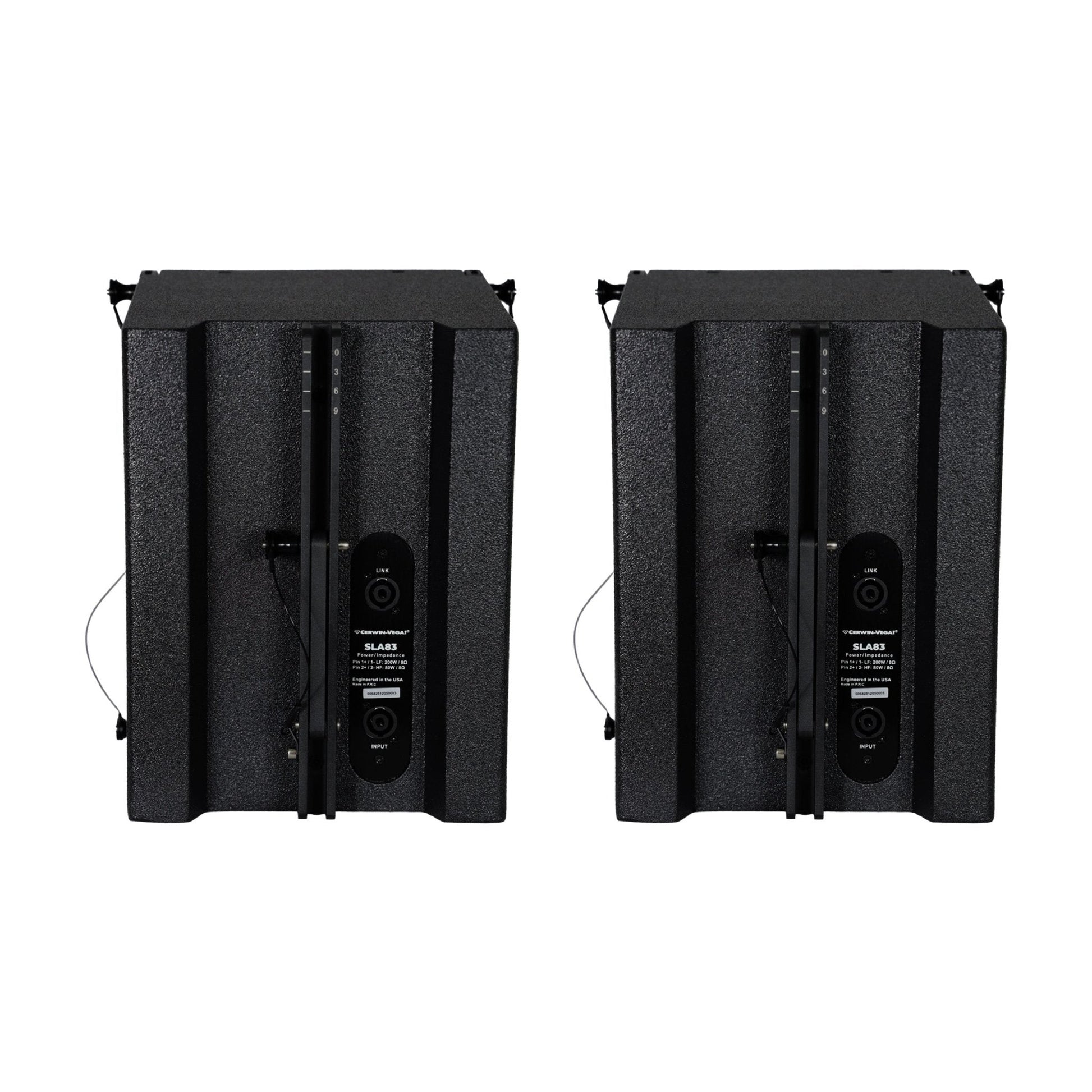 8x3" Mid/Bass & 4x1" Tweeter Powered Medium Line Array Loudspeaker - SLA83 - Cerwin Vega