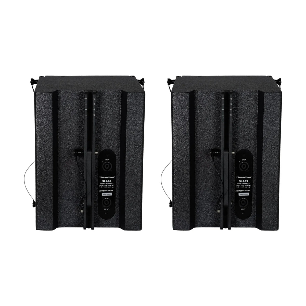 8x3" Mid/Bass & 4x1" Tweeter Passive Medium Line Array Loudspeaker - SLP83 - Cerwin Vega