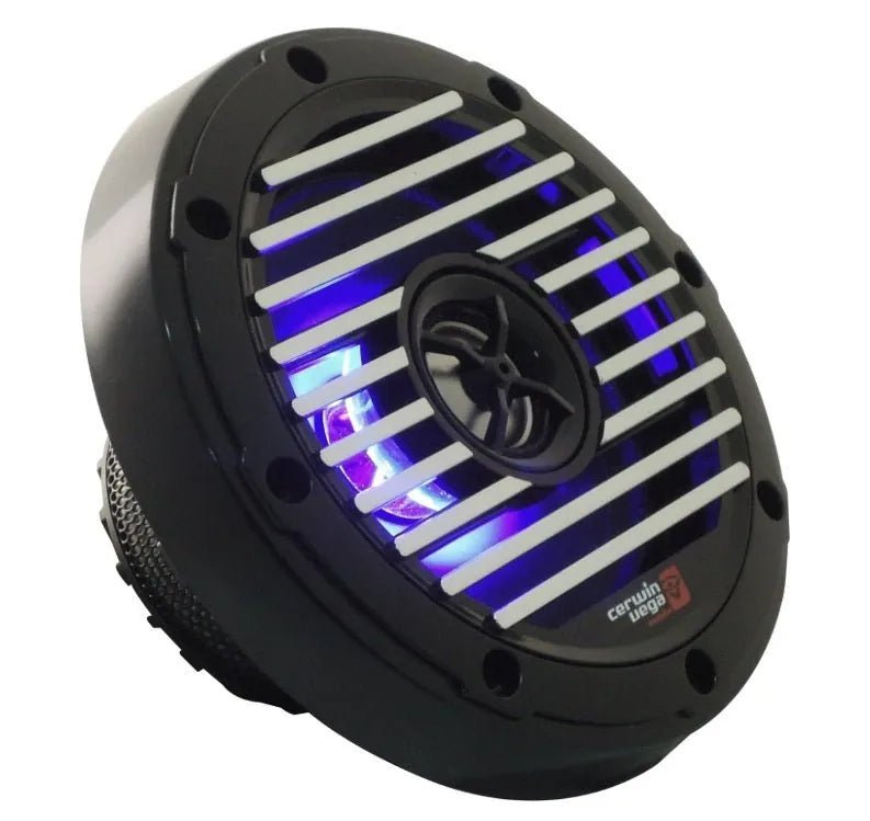 5.25" RPM Stroker Marine 2-Way Coaxial Speakers W/RGB LED Lighting - SM52 - Cerwin Vega