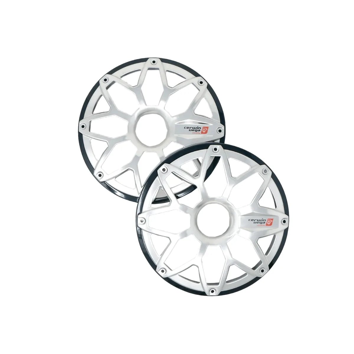 6.5” RPM Stroker Flush Mount Speaker Grill, Black (Pair) - SM65FGB - Cerwin Vega