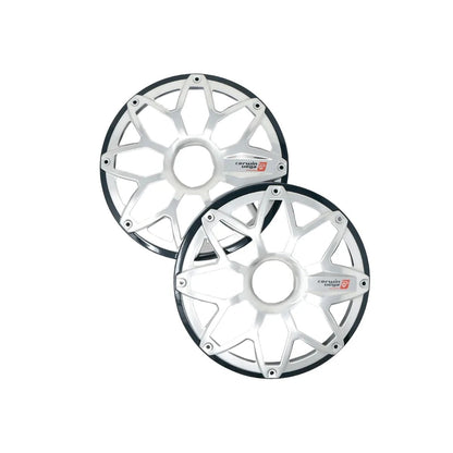 6.5” RPM Stroker Flush Mount Speaker Grill, Black (Pair) - SM65FGB - Cerwin Vega