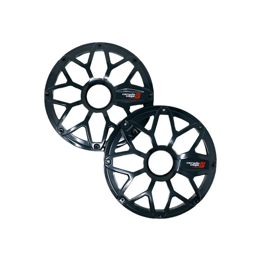 8" RPM Stroker Flush Mount Speaker Grill, Black (Pair) - SM8FBB - Cerwin Vega