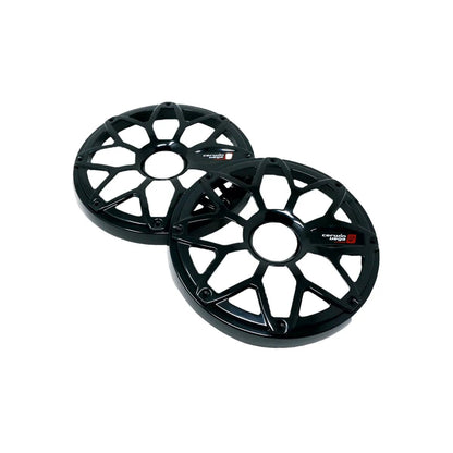 8" RPM Stroker Flush Mount Speaker Grill, Black (Pair) - SM8FBB - Cerwin Vega