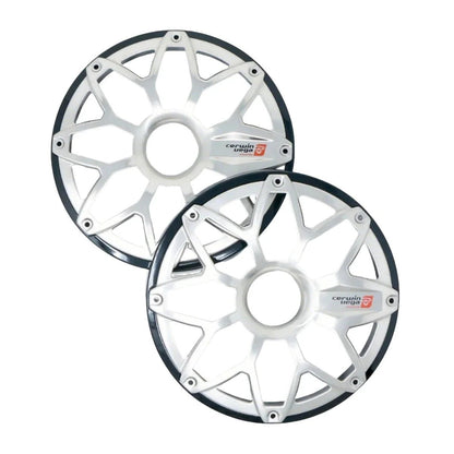 8" RPM Stroker Flush Mount Speaker Grill, Black (Pair) - SM8FGB - Cerwin Vega