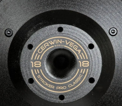 18″ Stroker Pro Classic Single Voice Coil SPL Subwoofer (2Ω) - SPCL182 - Cerwin Vega