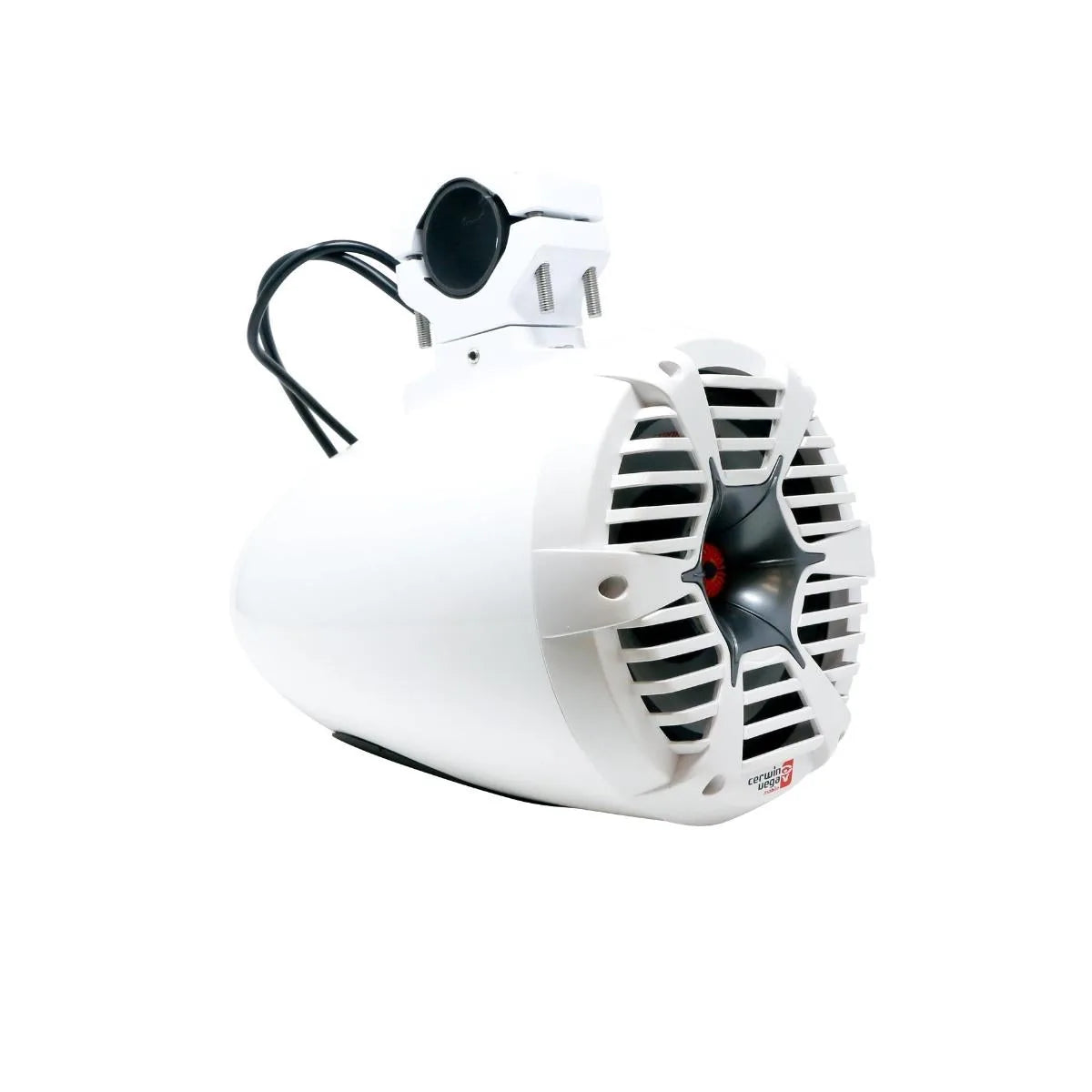 SPMT65SBW - 6.5" STROKER PRO RPM Single 400W Marine Tower Kit Carbon Fiber White