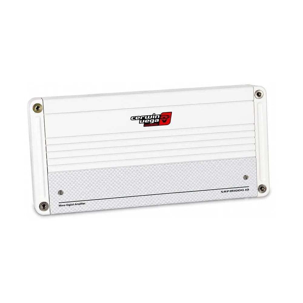 1-Channel SRPM Stroker Monoblock Class-D Amplifier (White) - SRPM1000.1DW - Cerwin Vega