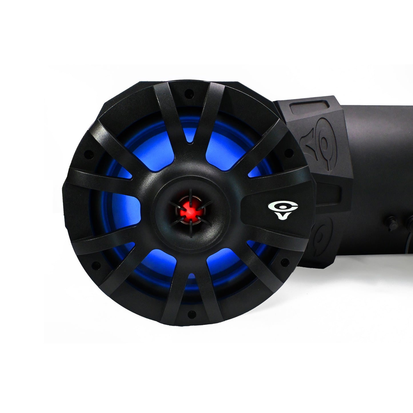 UTV8LED - Dual 8"Powered UTV Speaker with RGB LED lighting