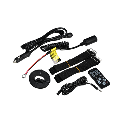 UTV8LED - Dual 8"Powered UTV Speaker with RGB LED lighting