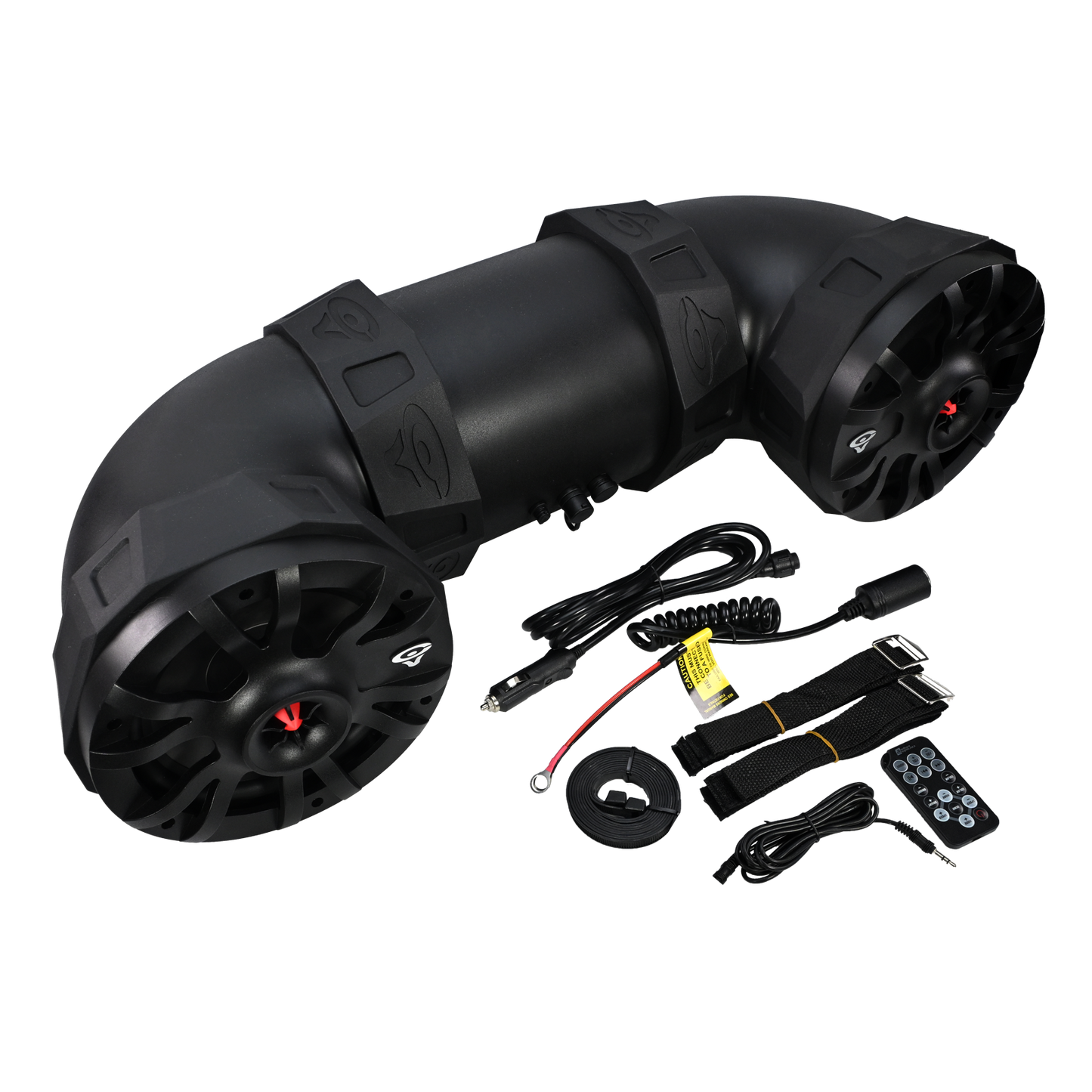 UTV8LED - Dual 8"Powered UTV Speaker with RGB LED lighting