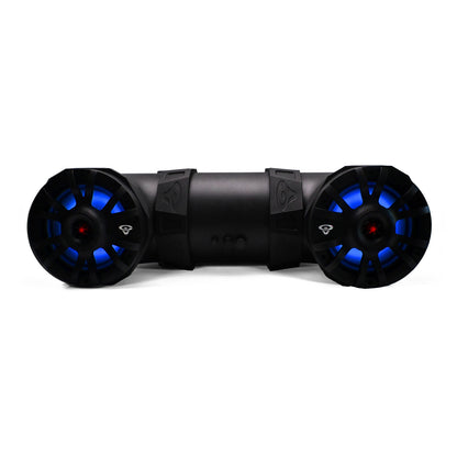 UTV8LED - Dual 8"Powered UTV Speaker with RGB LED lighting