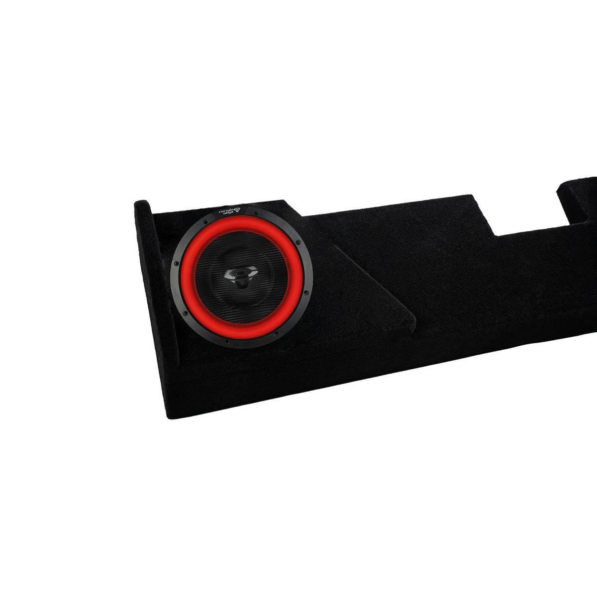Dual 10" Subwoofer Enclosure for 2014-Up CHEVY+GMC 3500 with V10DV2 - V10DV2MDV210NS