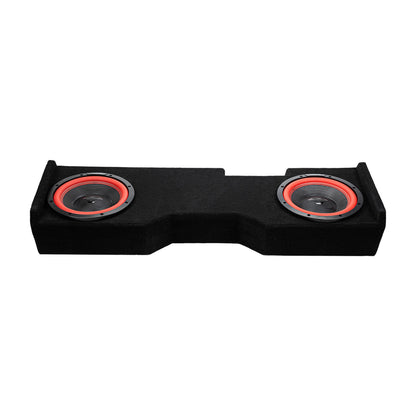 Dual 10" Down-Firing Shallow Subwoofer Enclosure for 2014-Up Chevy Silverado Crew Cab with V10DV2 - V10DV2MDV210NW - Cerwin Vega