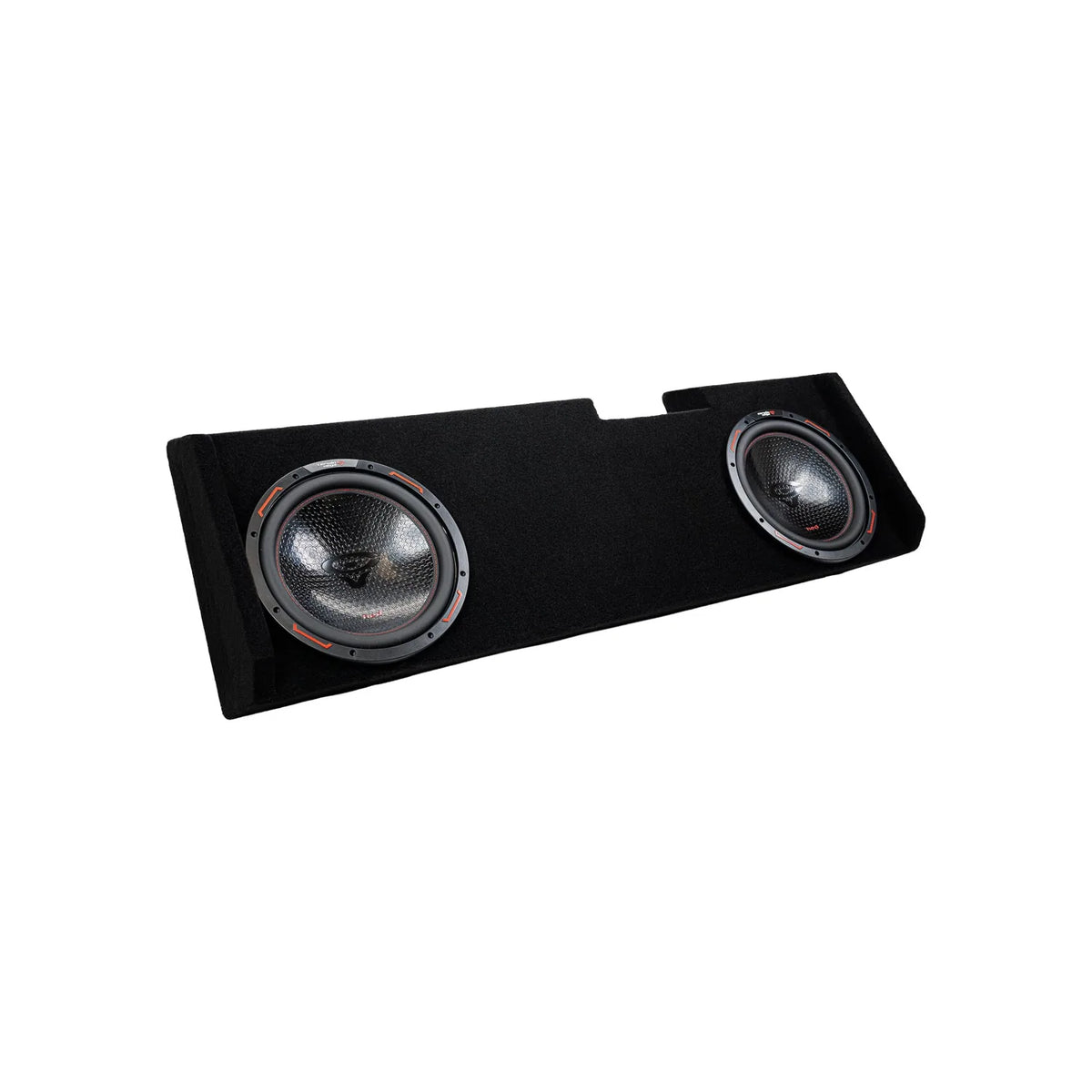 Dual 10" Sealed Subwoofer Enclosure for 2019-Up Chevy Silverado / GMC Sierra Extended / Crew Cab with V10DV2 - V10DV2MDV210RB - Cerwin Vega