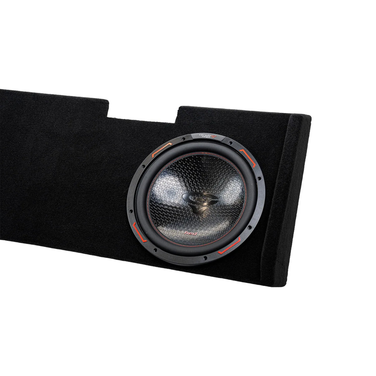 Dual 10" Sealed Subwoofer Enclosure for 2019-Up Chevy Silverado / GMC Sierra Extended / Crew Cab with V10DV2 - V10DV2MDV210RB - Cerwin Vega