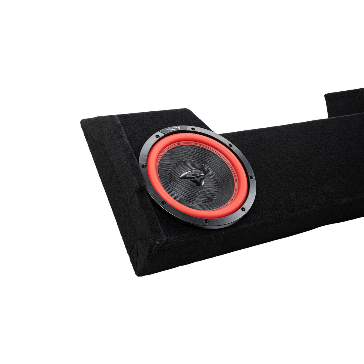 Double 10" Shallow Subwoofer Enclosure for 2019-Up RAM Crew Cab with V10DV4 - V10DV4MDG210RB - Cerwin Vega