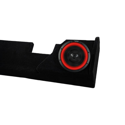 Dual 10" Subwoofer Enclosure for 2014-Up CHEVY+GMC 3500 with V10DV4 - V10DV4MDV210NS