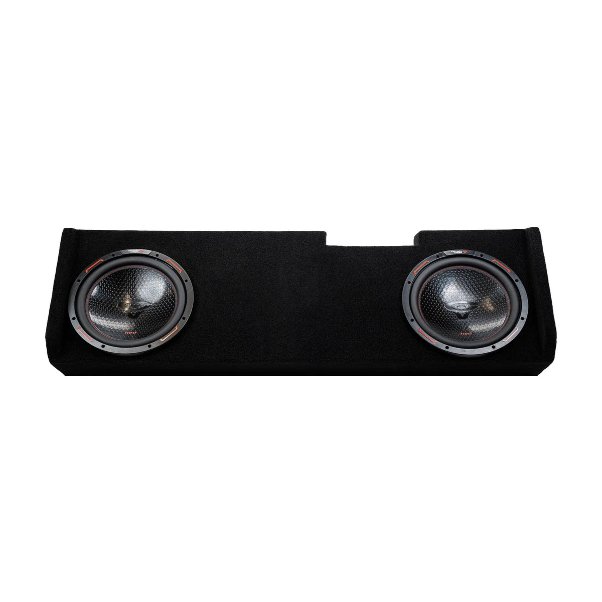 Dual 10" Sealed Subwoofer Enclosure for 2019-Up Chevy Silverado / GMC Sierra Extended / Crew Cab with V10DV4 - V10DV4MDV210RB - Cerwin Vega