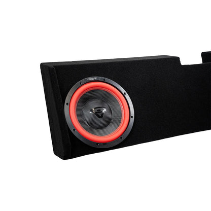 Dual 12" Sealed Subwoofer Enclosure for 2019-Up Chevy Silverado / GMC Sierra Extended / Crew Cab with V12DV2 - V12DV2MDV212RB - Cerwin Vega