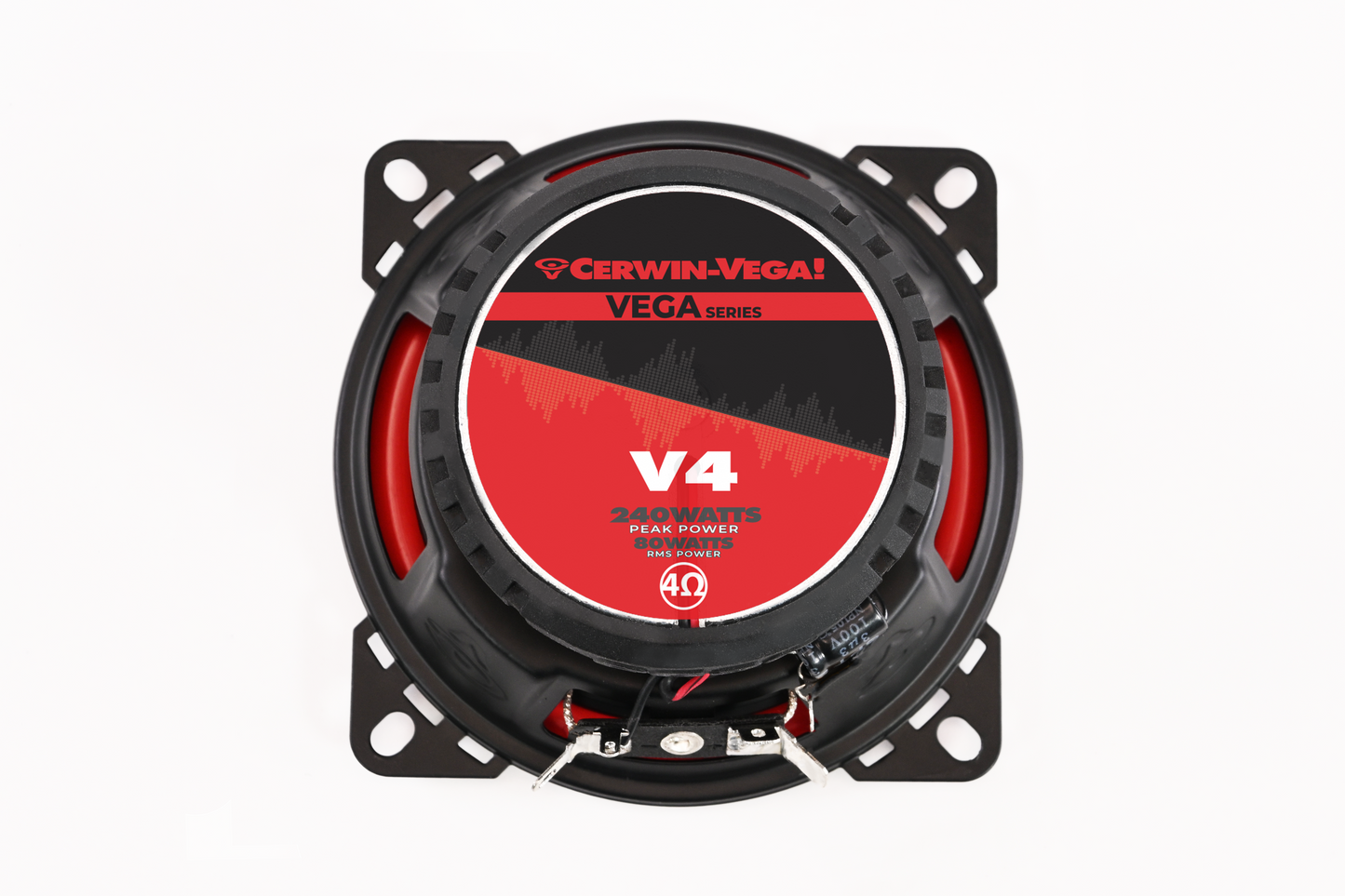 Vega 2025 Edition - 4" 2-Way Coaxial Speakers (4Ω) - V4