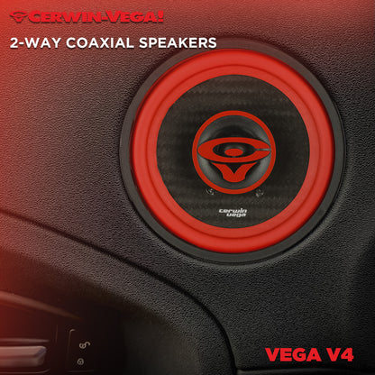 Vega 2025 Edition - 4" 2-Way Coaxial Speakers (4Ω) - V4