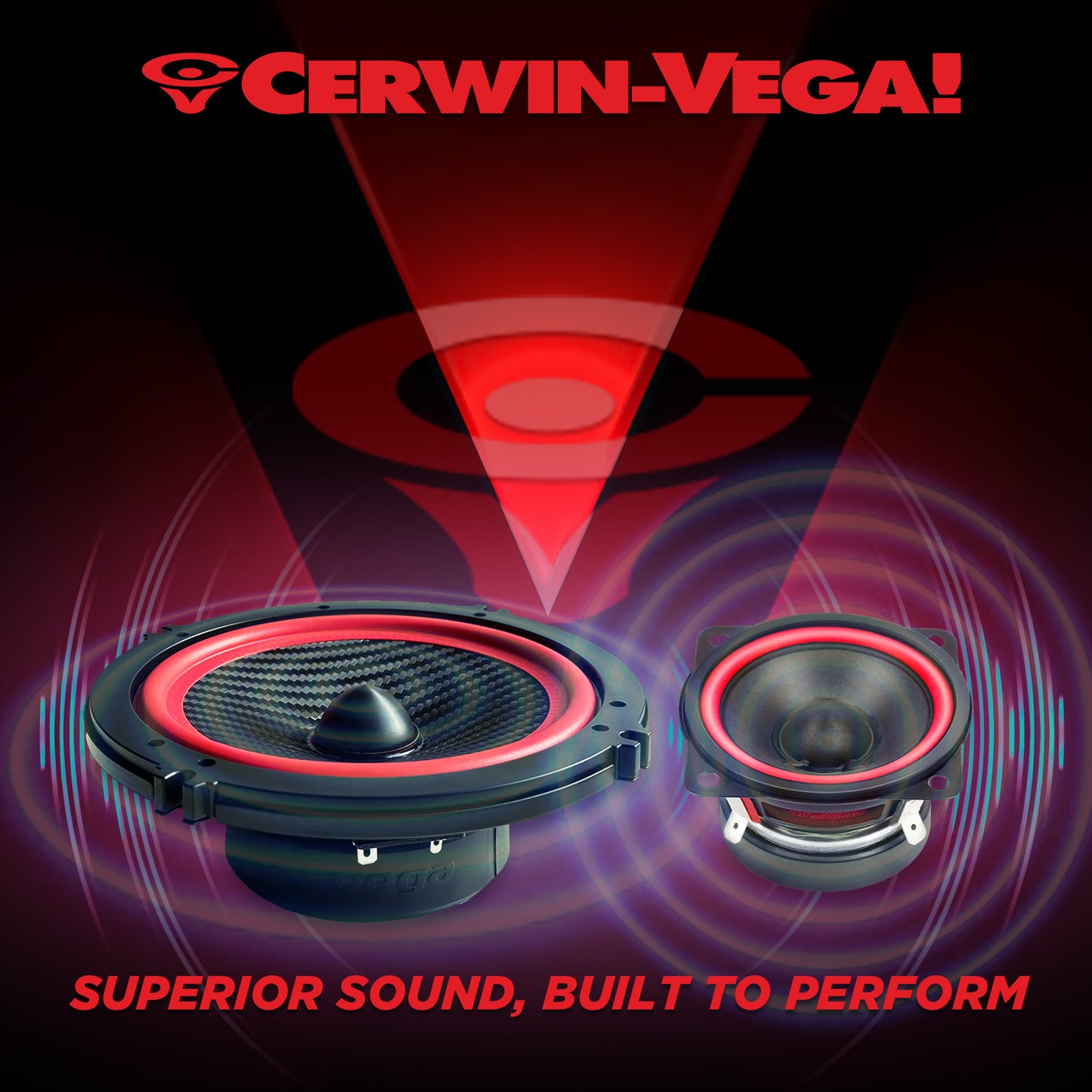 Vega 2025 Edition - 6.5" 3-Way Component Speaker System (4Ω) - V6525C