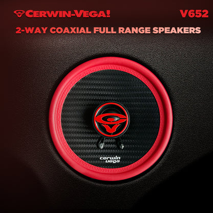 Vega 2025 Edition - 6.5" 2-Way Coaxial Full Range Speakers (2Ω) - V652