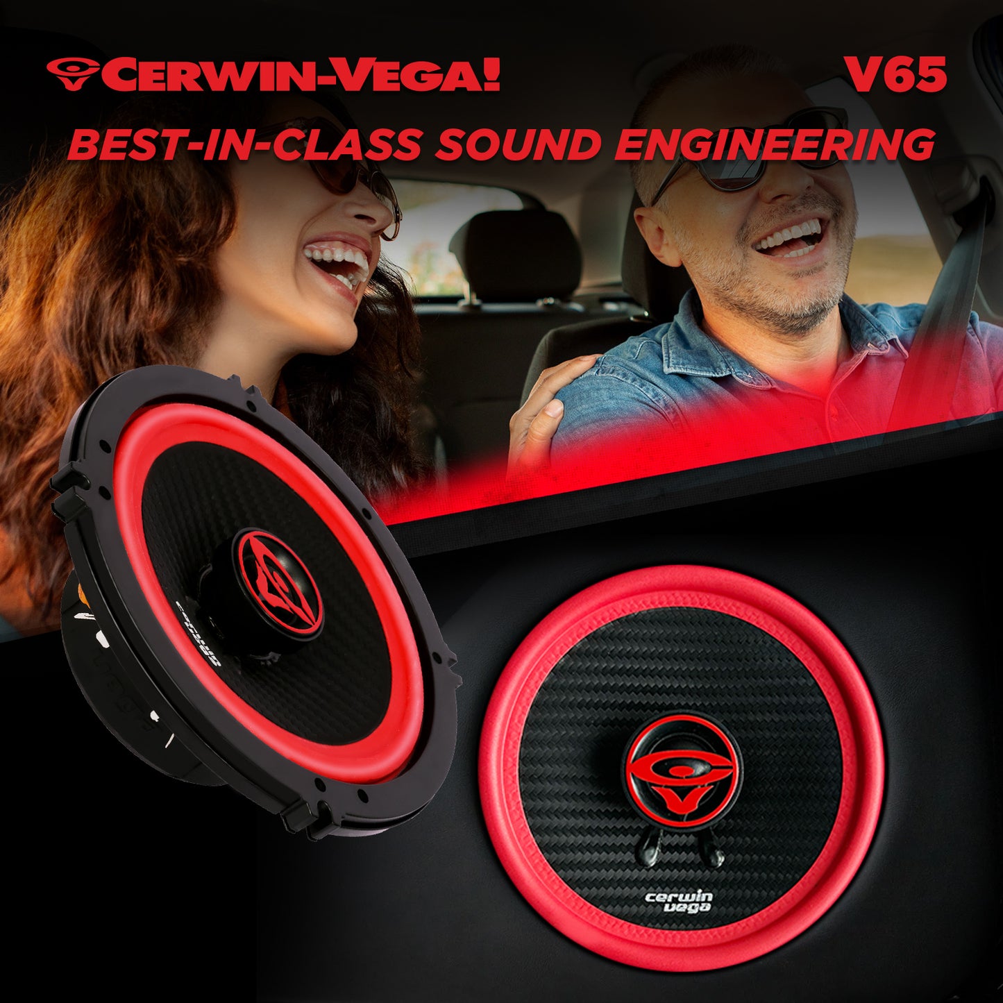Vega 2025 Edition  - 6.5" 2-Way Coaxial Speakers (4Ω) - V65