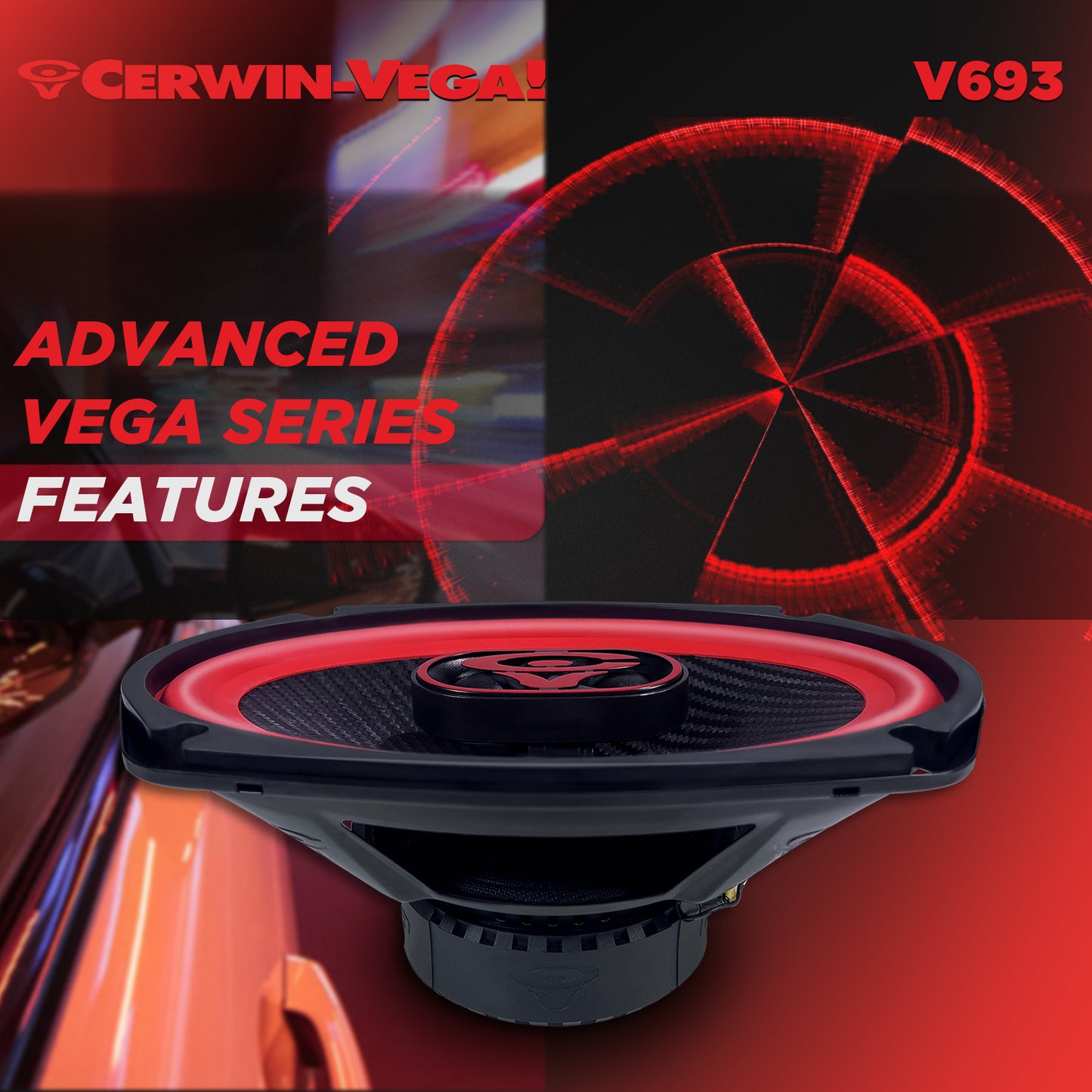 Vega 2025 Edition - 6"x9" 3-WAY FULL RANGE SPEAKERS - V693