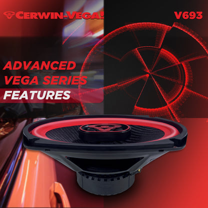 Vega 2025 Edition - 6"x9" 3-WAY FULL RANGE SPEAKERS - V693