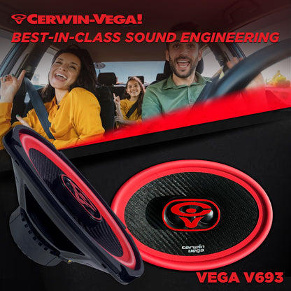 Vega 2025 Edition - 6"x9" 3-WAY FULL RANGE SPEAKERS - V693