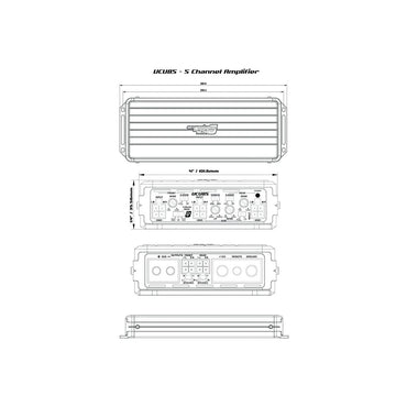 VEGA Class-D Digital 5 Channel Amplifier-VCU85