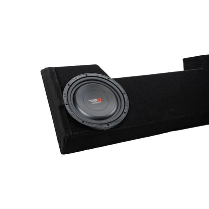 Double 10" Shallow Subwoofer Enclosure for 2019-Up RAM Crew Cab with VMAXS104 - VMAXS104MDG210RB - Cerwin Vega