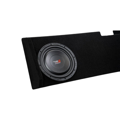 Dual 10" Sealed Subwoofer Enclosure for 2019-Up Chevy Silverado / GMC Sierra Extended / Crew Cab with VMAXS104 - VMAXS104MDV210RB - Cerwin Vega