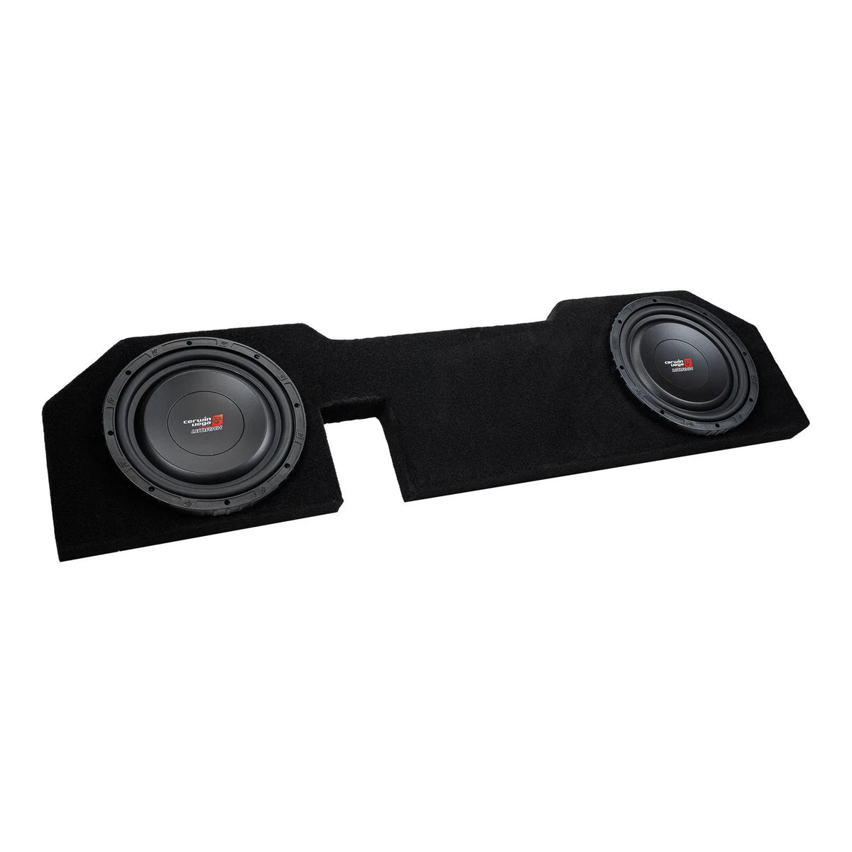 Dual 12" Shallow Subwoofer Enclosure for 2003-Up Dodge Ram with VMAXS122 - VMAXS122MDG212NW - Cerwin Vega