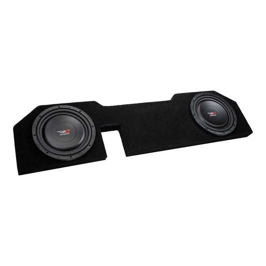 Dual 12" Shallow Subwoofer Enclosure for 2003-Up Dodge Ram with VMAXS124 - VMAXS124MDG212NW - Cerwin Vega