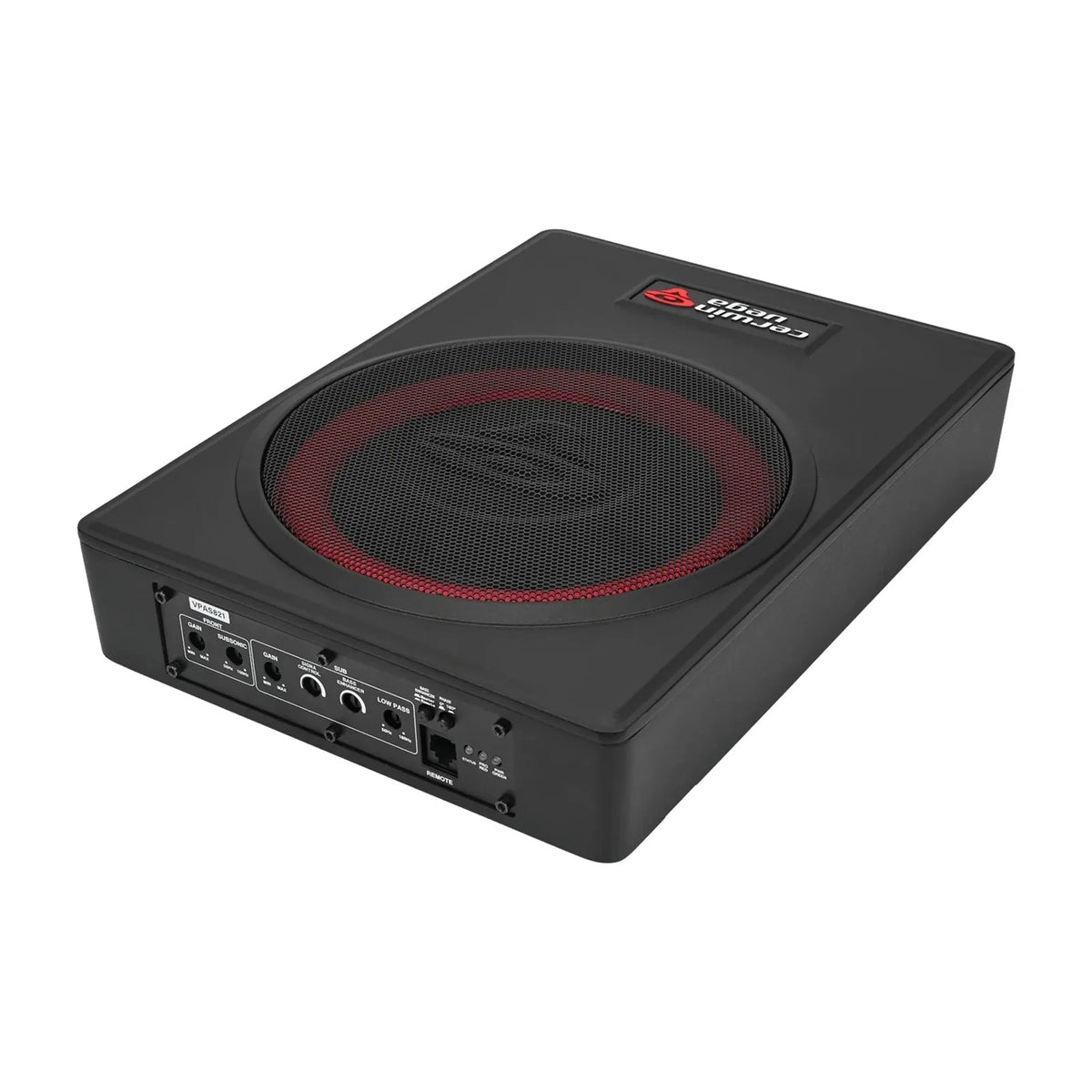 8" Powered Slim Subwoofer Enclosure with 2CH Output for Additional Speakers - VPAS821 - Cerwin Vega