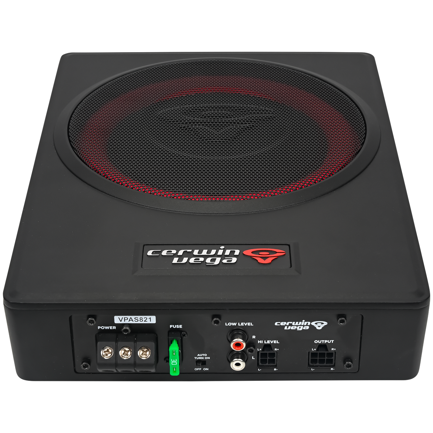 8" UNDER-SEAT BASS SOLUTION WITH VEGA BASS + 2 CHANNEL OUTPUT FOR ADDTIONAL SPEAKERS - VPAS821